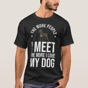 Camiseta Cachorro Cane Cachorro Cachorro Proprietário Lover