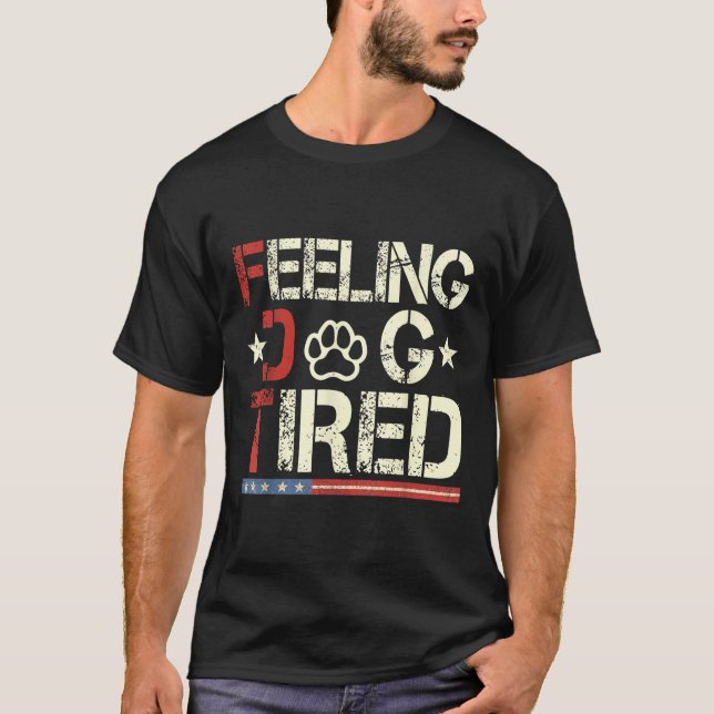 Camiseta Cachorro Cansado 1 (Frente)