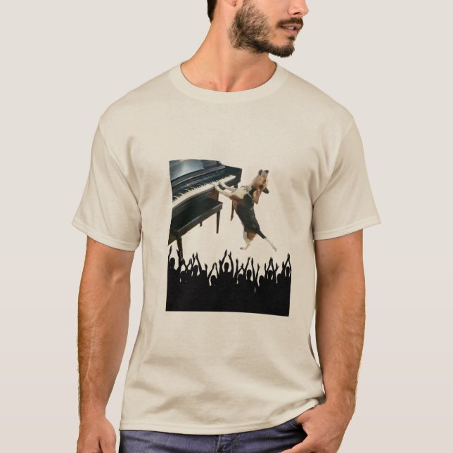 Camiseta Cachorro Cantor (Frente)