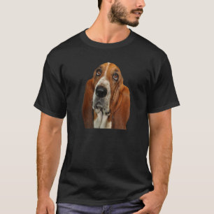 Camiseta Cachorro-Cão-Basset