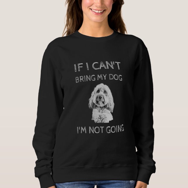 Camiseta Cachorro Cavapoo Se eu não posso trazer meu cachor (Frente)
