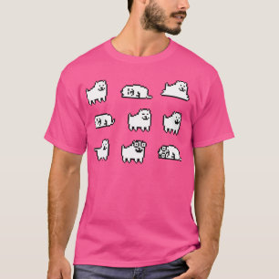 Camiseta Cachorro Chato Undertale Hq