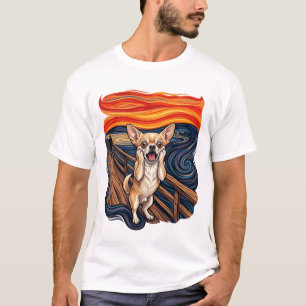 Camiseta Cachorro Chihuahua Gritando Grito Ponte_1