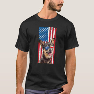 Camiseta Cachorro Chihuahua Para Crianças Menino Preto Chiw