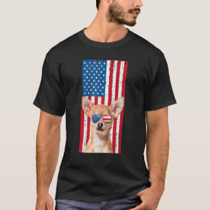 Camiseta Cachorro Chihuahua Para Homens Meninos Marrom Chiw