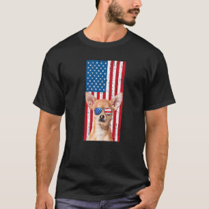 Camiseta Cachorro Chihuahua Para Homens Meninos Marrom Chiw