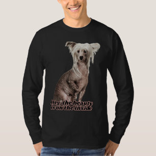 Camiseta Cachorro Chinês Crestato Sem Pelos Mãe Pai A belez