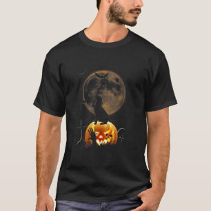 Camiseta Cachorro Chinês Pumpkin Fusume de Halloween