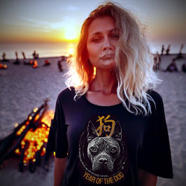 Camiseta "Cachorro" Chinesa