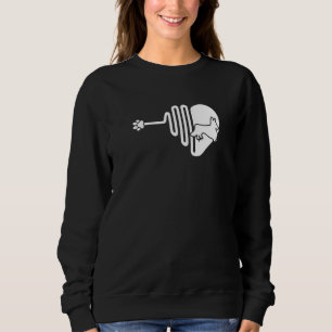 Camiseta Cachorro Chiweenie Batimento Cardíaco Pata Dono de
