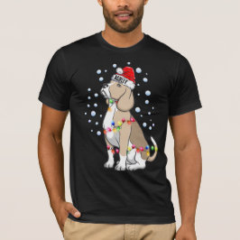 Camiseta Cachorro-claro-de-Natal