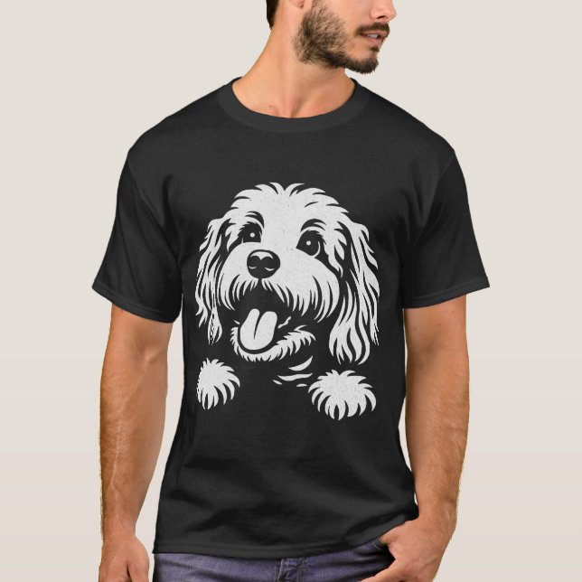 Camiseta Cachorro Cockapoo Fofo (Frente)