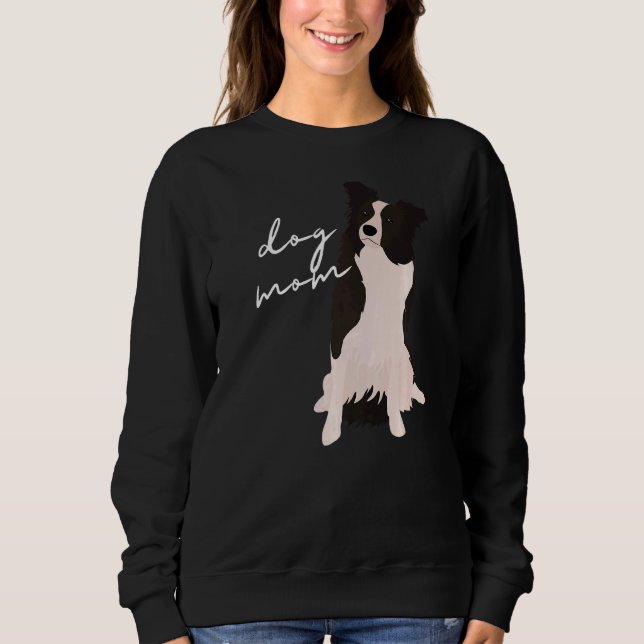 Camiseta Cachorro Collie Cachorro Cachorro Cachorro Mãe Mul (Frente)