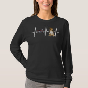 Camiseta Cachorro Collie Heartbeat