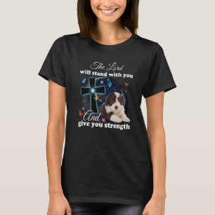 Camiseta Cachorro Collie O Senhor Ficará Com Você Ch