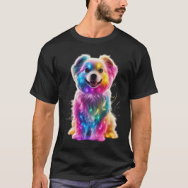 Camiseta Cachorro Colorido