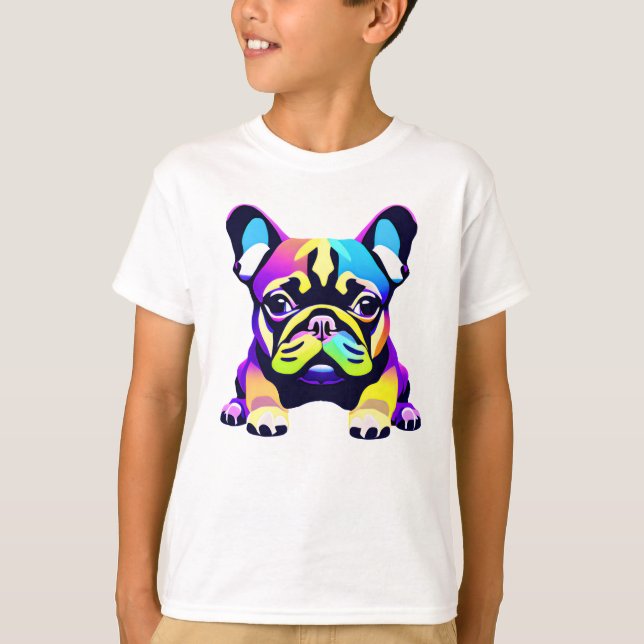 Camiseta Cachorro Colorido (Frente)