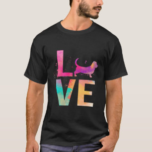 Camiseta Cachorro Colorido Cachorro Mamãe Dona Cachorro de