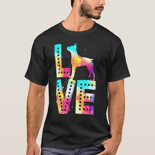 Camiseta Cachorro Colorido de Amor (Frente)