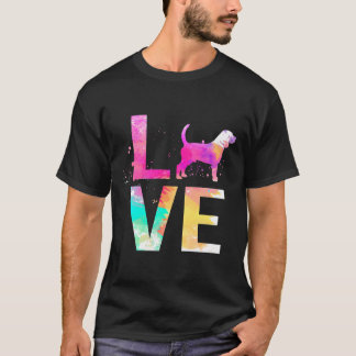 Camiseta Cachorro Colorido Mamãe Dona Beagle