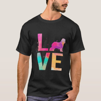 Camiseta Cachorro Colorido Mamãe Oferece Antigo Cachorro In