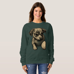 Camiseta Cachorro com a bola design do touro animal