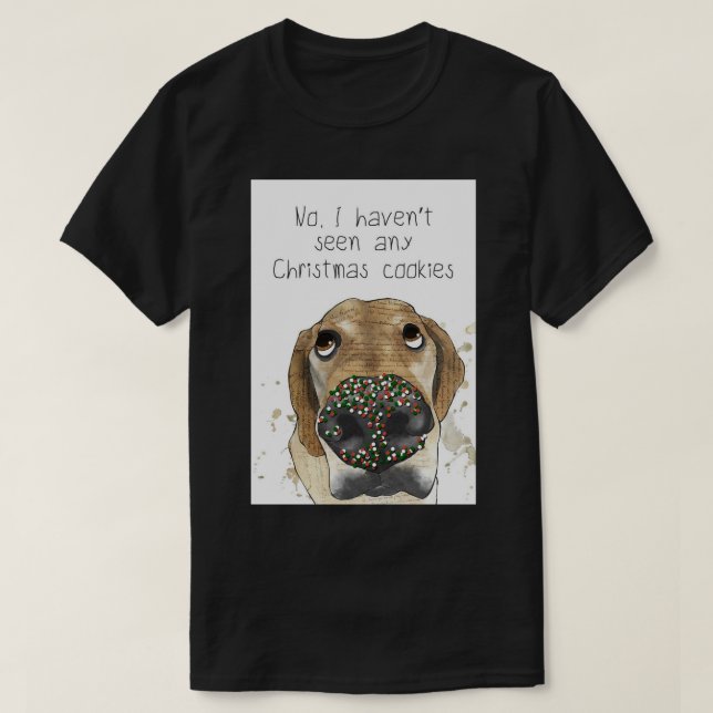 Camiseta Cachorro com aspersas no nariz O que cozinhava Gre (Frente do Design)