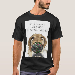 Camiseta Cachorro com aspersas no nariz O que cozinhava Gre