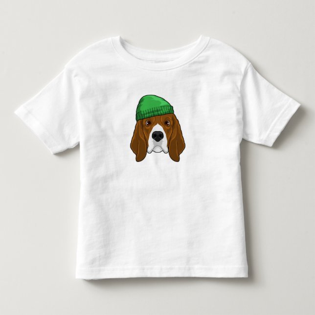 Camiseta Cachorro com Beanie (Frente)