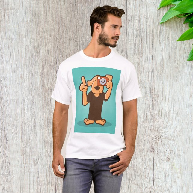Camiseta Cachorro Com Câmera (Criador carregado)