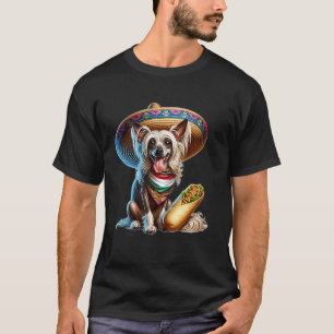Camiseta Cachorro com Crista Feliz Cinco De Maio Cachorro c
