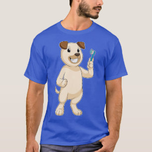 Camiseta Cachorro com escova de dentes