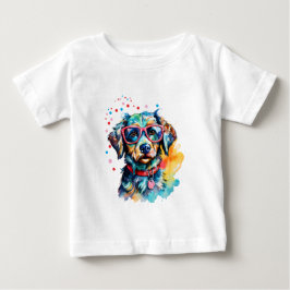 Camiseta Cachorro com Óculos