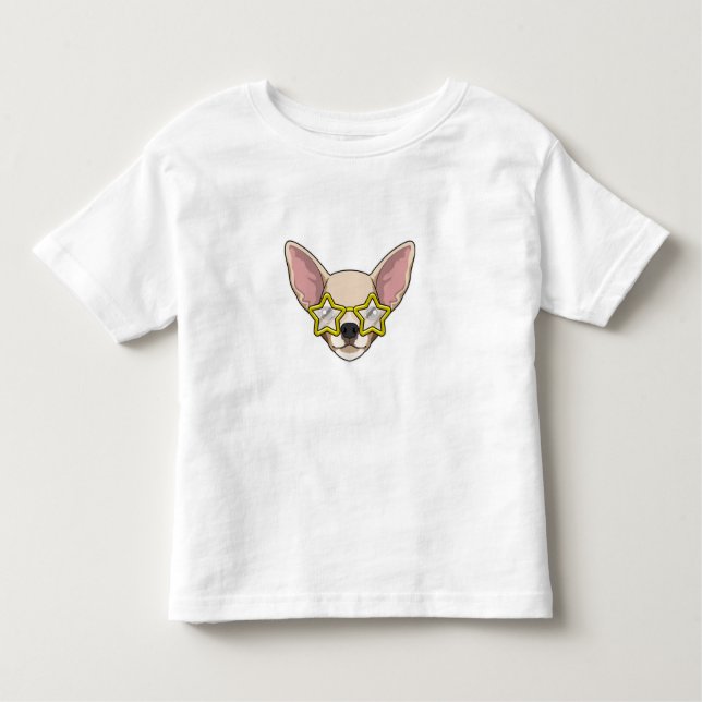 Camiseta Cachorro com óculos de sol (Frente)