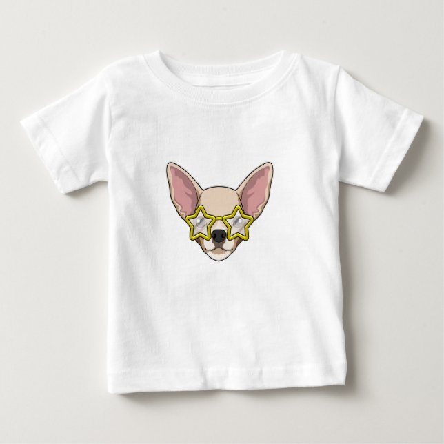 Camiseta Cachorro com óculos de sol (Frente)