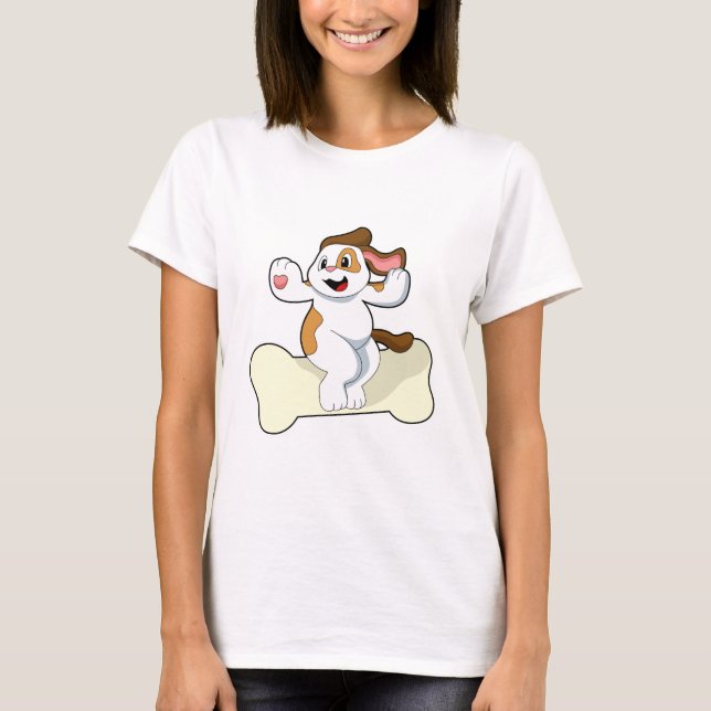 Camiseta Cachorro com Osso (Frente)