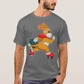 Camiseta Cachorro com patins