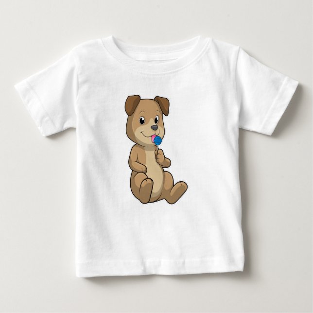 Camiseta Cachorro com Sweet Lollipop (Frente)