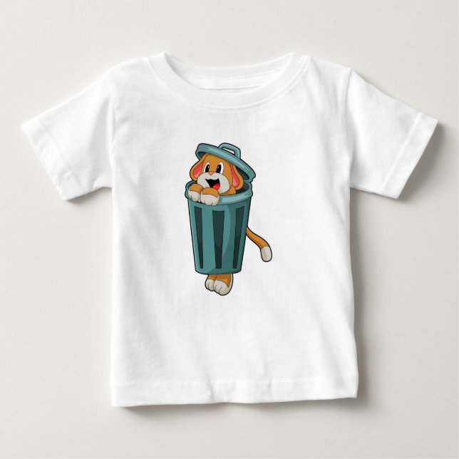 Camiseta Cachorro com Trashcan (Frente)