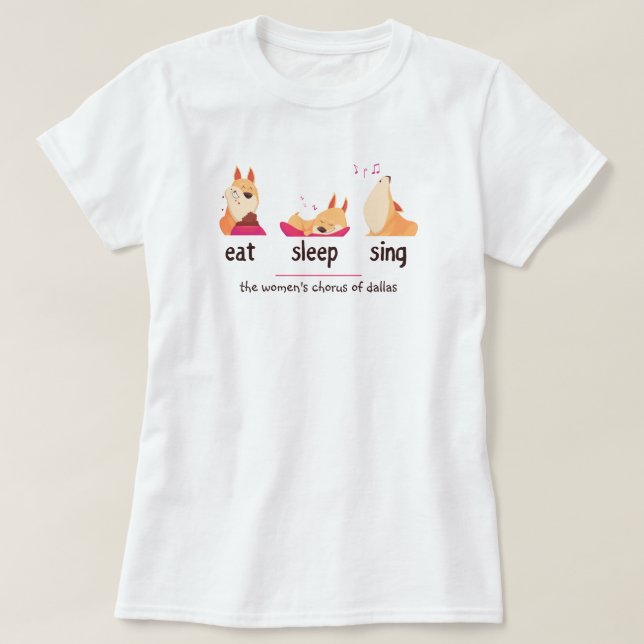 Camiseta Cachorro Coma Sono Cachorro (Frente do Design)