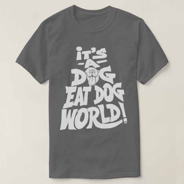 Camiseta Cachorro come mundo (Frente do Design)