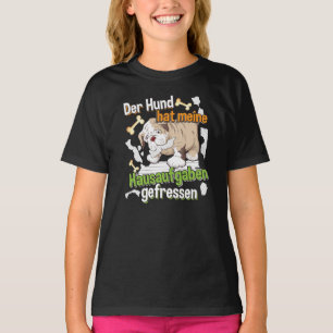 Camiseta Cachorro Comeu Meu Trabalho De Casa - Aprendendo C