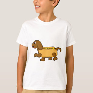 Camiseta Cachorro como cachorro-quente