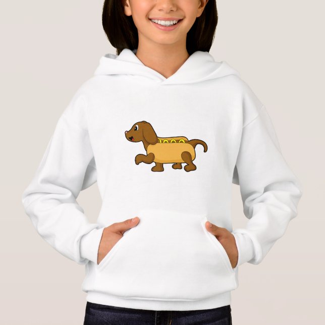 Camiseta Cachorro como cachorro-quente (Frente)