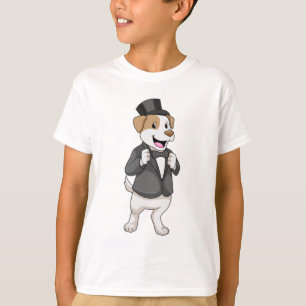 Camiseta Cachorro como Noivo com Laço