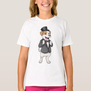 Camiseta Cachorro como Noivo com Laço