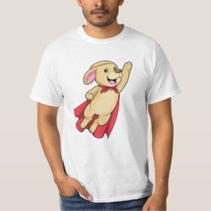 Camiseta Cachorro como super-herói com Cabo
