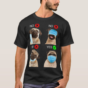 Camiseta Cachorro Como Vestir Uma Máscara Engraçada Pôr Um