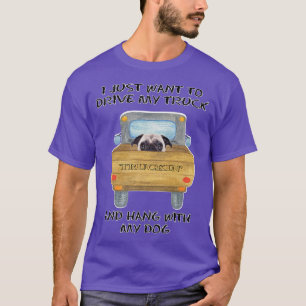 Camiseta Cachorro Condutor de Caminhões