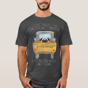 Camiseta Cachorro Condutor de Caminhões